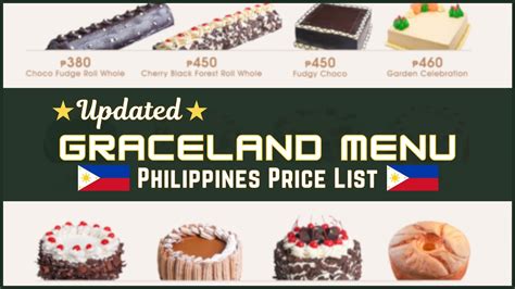 Graceland Menu Prices Philippines 2024 [Updated] — All About.